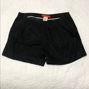 Cartonnier Anthropologie Black Shorts sz 8